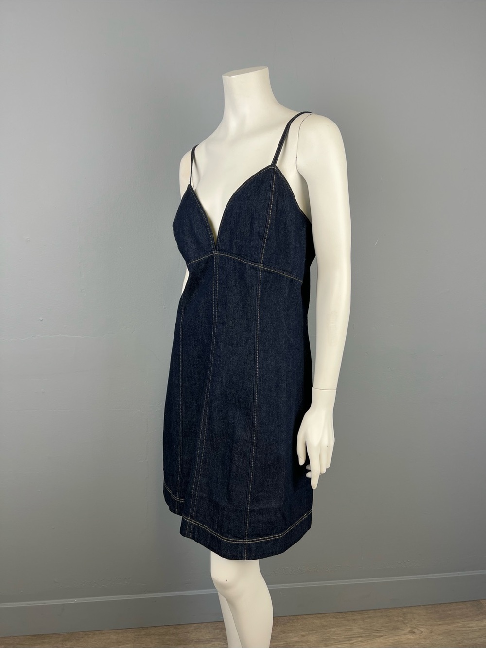 New with Tags Abercrombie&Fitch Denim Dress with Spaghetti Straps